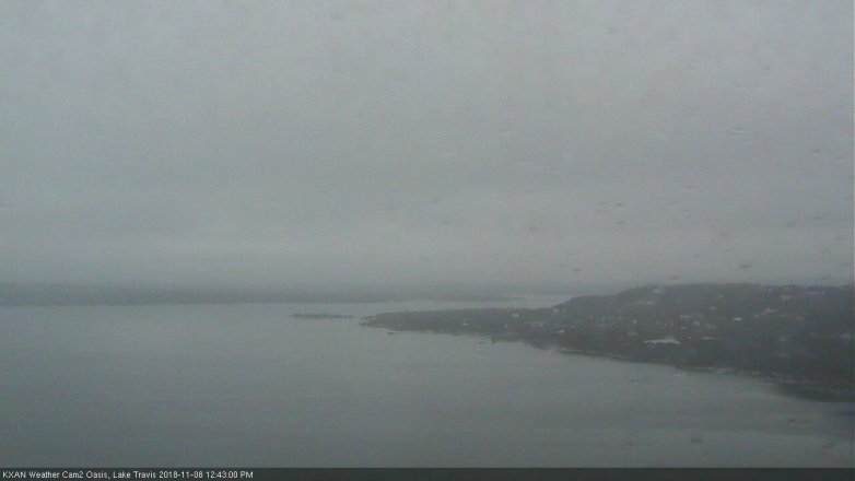 Lake Travis webcam, November 8, 2018 11:45 AM CT
