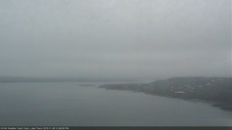 Lake Travis webcam, November 8, 2018 11:50 AM CT