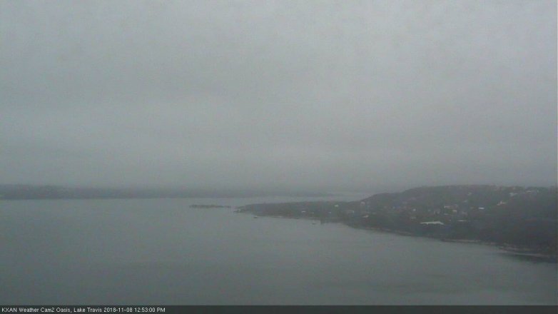 Lake Travis webcam, November 8, 2018 11:55 AM CT