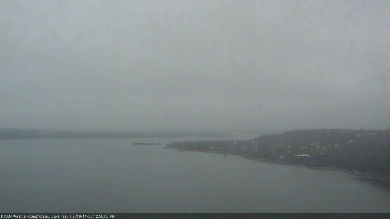 Lake Travis webcam, November 8, 2018 12:00 PM CT