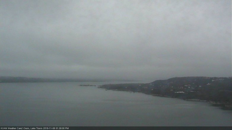 Lake Travis webcam, November 8, 2018 12:40 PM CT
