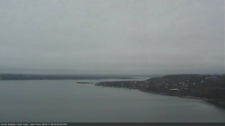 Lake Travis webcam, November 8, 2018 1:05 PM CT