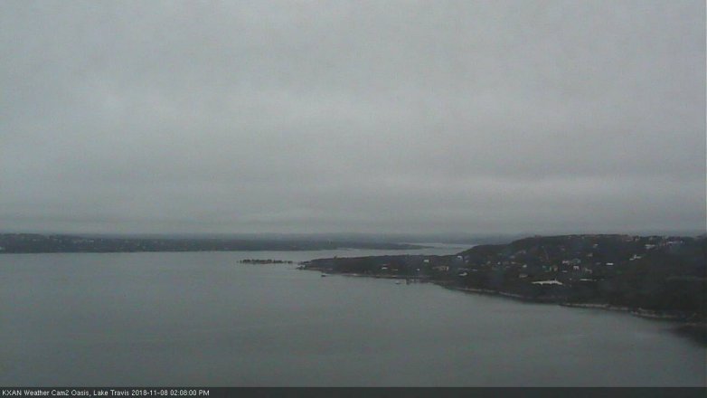 Lake Travis webcam, November 8, 2018 1:10 PM CT