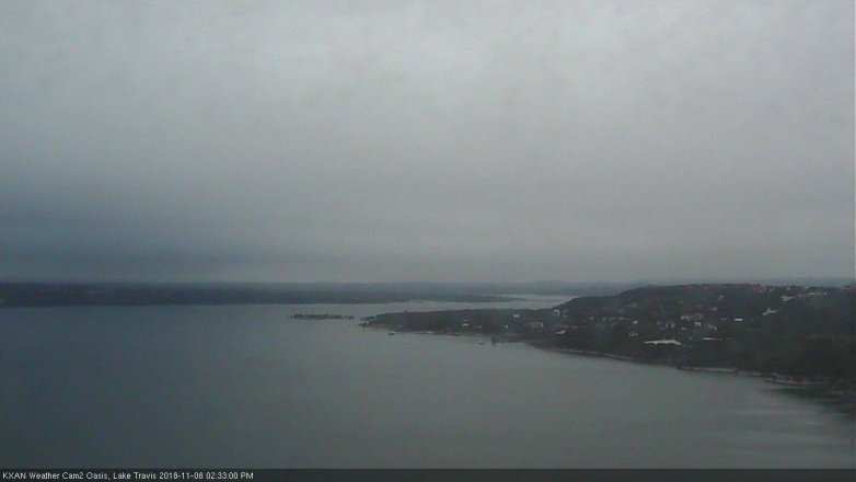 Lake Travis webcam, November 8, 2018 1:35 PM CT