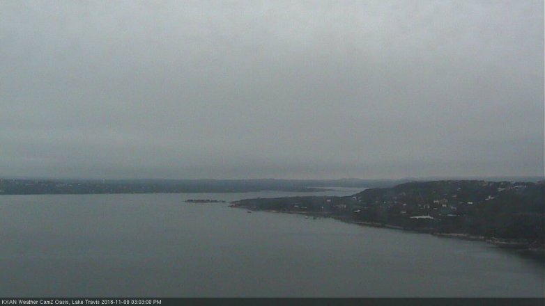 Lake Travis webcam, November 8, 2018 2:05 PM CT