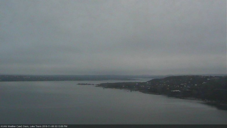 Lake Travis webcam, November 8, 2018 2:15 PM CT