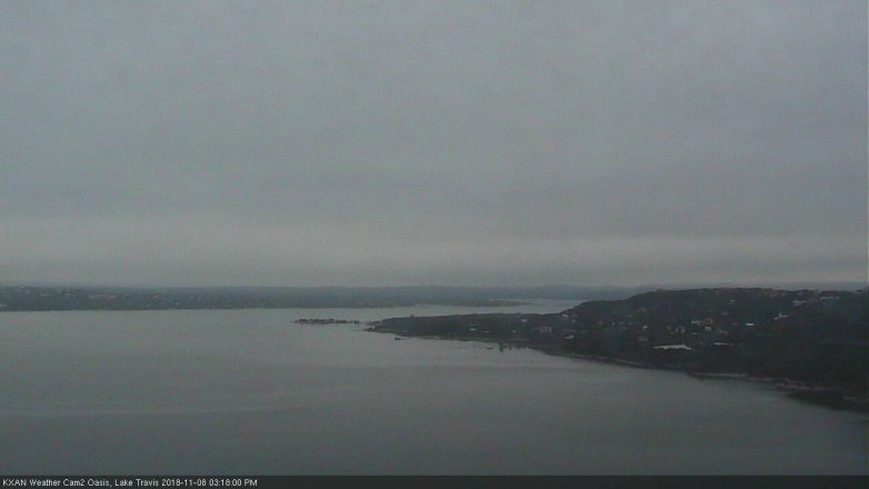 Lake Travis webcam, November 8, 2018 2:20 PM CT