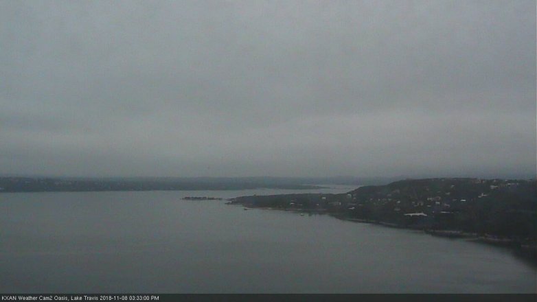 Lake Travis webcam, November 8, 2018 2:35 PM CT