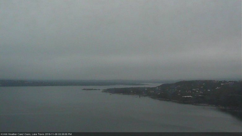 Lake Travis webcam, November 8, 2018 2:40 PM CT