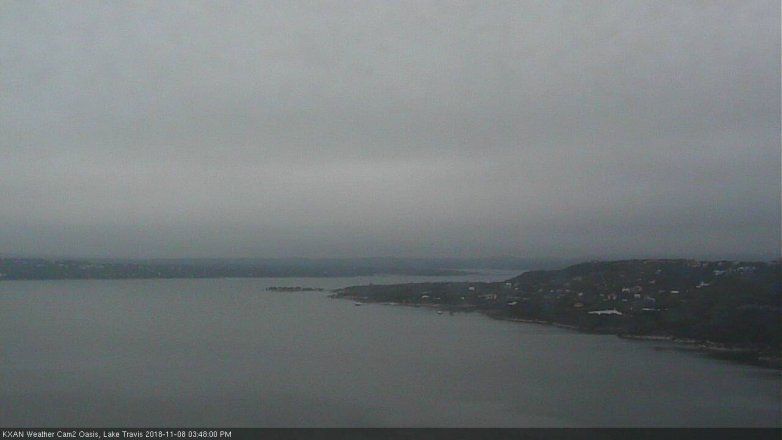 Lake Travis webcam, November 8, 2018 2:50 PM CT