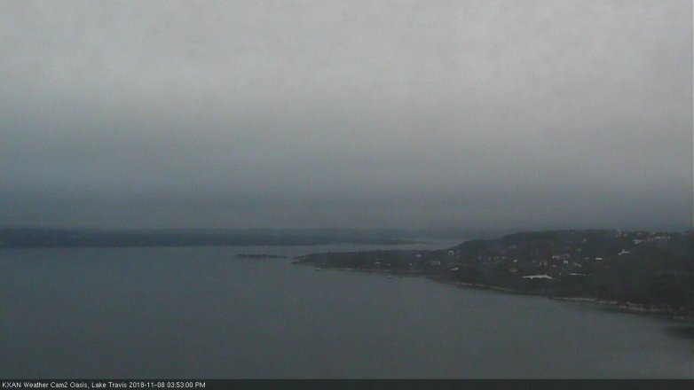 Lake Travis webcam, November 8, 2018 2:55 PM CT