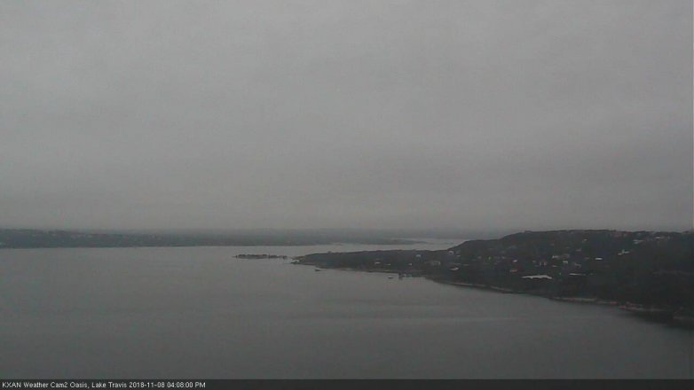 Lake Travis webcam, November 8, 2018 3:10 PM CT
