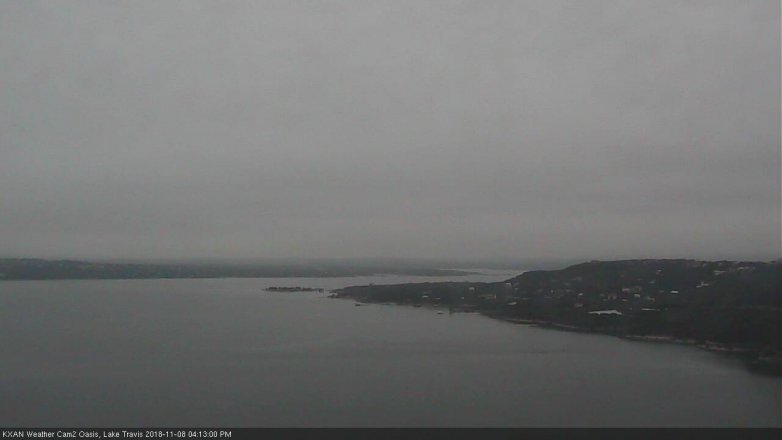 Lake Travis webcam, November 8, 2018 3:15 PM CT