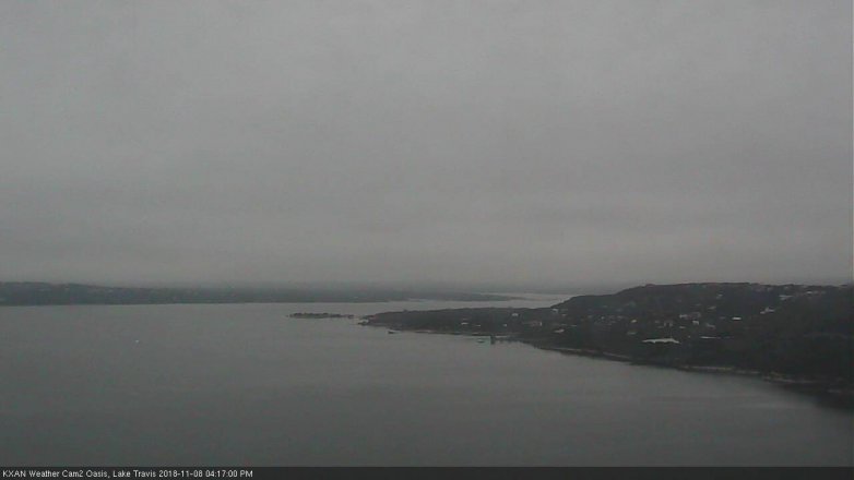 Lake Travis webcam, November 8, 2018 3:20 PM CT