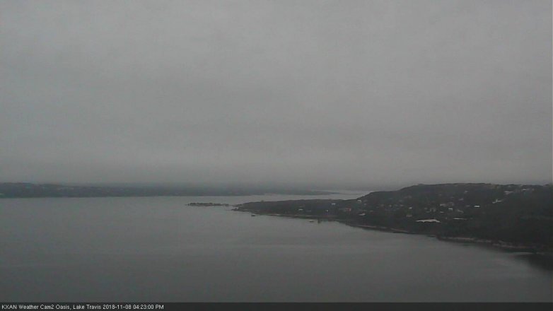 Lake Travis webcam, November 8, 2018 3:25 PM CT