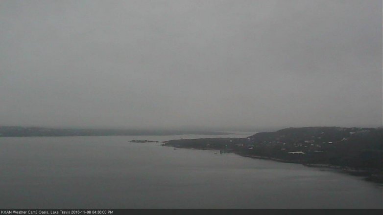Lake Travis webcam, November 8, 2018 3:40 PM CT