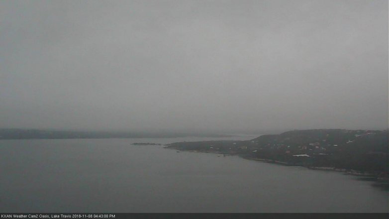Lake Travis webcam, November 8, 2018 3:45 PM CT