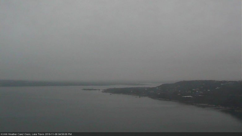 Lake Travis webcam, November 8, 2018 4:00 PM CT