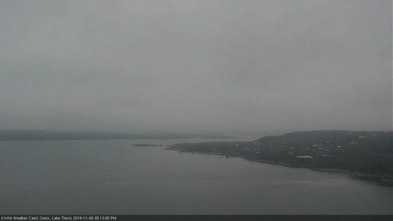Lake Travis webcam, November 8, 2018 4:15 PM CT