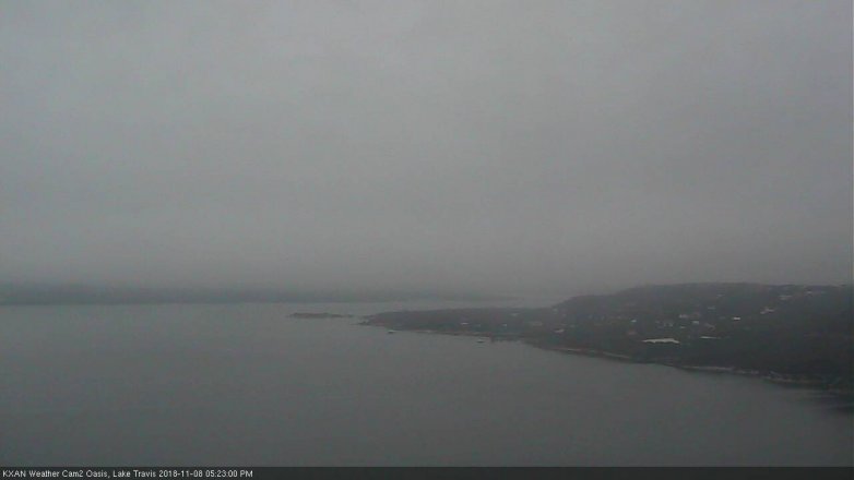 Lake Travis webcam, November 8, 2018 4:25 PM CT