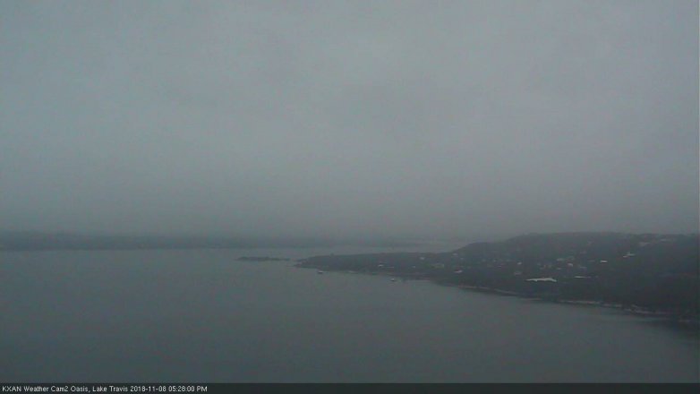 Lake Travis webcam, November 8, 2018 4:30 PM CT