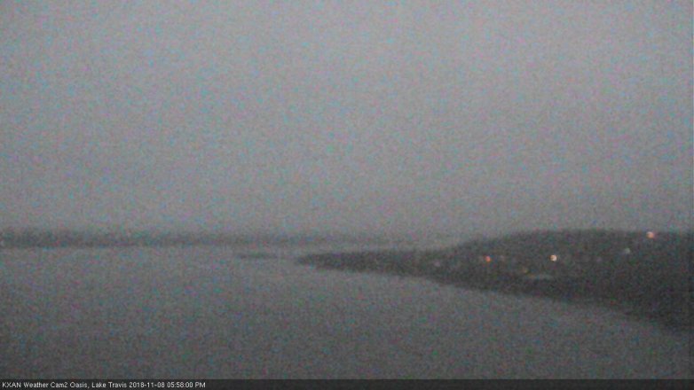 Lake Travis webcam, November 8, 2018 5:00 PM CT