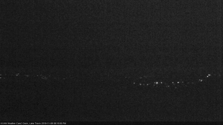 Lake Travis webcam, November 8, 2018 5:20 PM CT