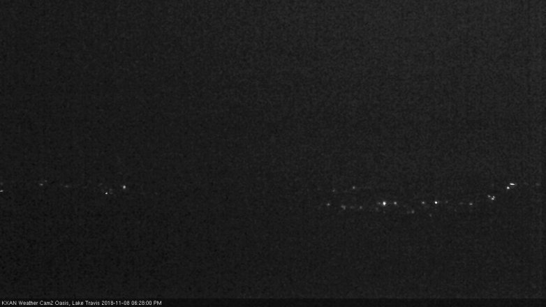 Lake Travis webcam, November 8, 2018 5:30 PM CT