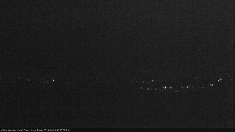 Lake Travis webcam, November 8, 2018 5:40 PM CT