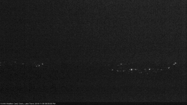 Lake Travis webcam, November 8, 2018 6:00 PM CT