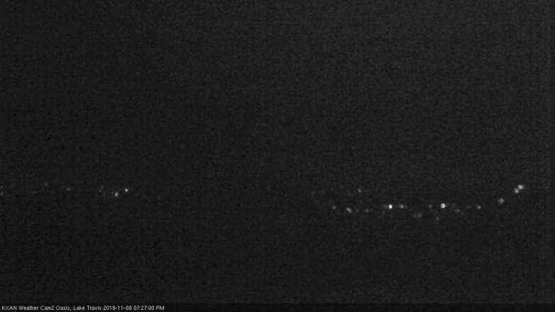 Lake Travis webcam, November 8, 2018 6:30 PM CT