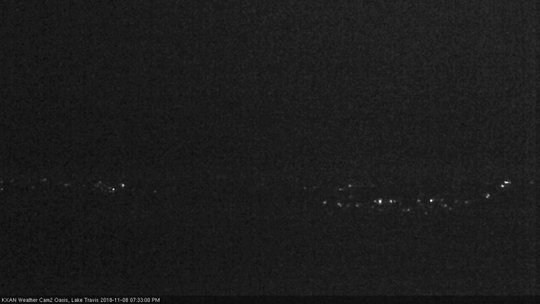 Lake Travis webcam, November 8, 2018 6:35 PM CT