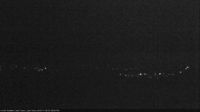 Lake Travis webcam, November 8, 2018 6:40 PM CT