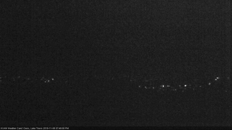 Lake Travis webcam, November 8, 2018 6:50 PM CT