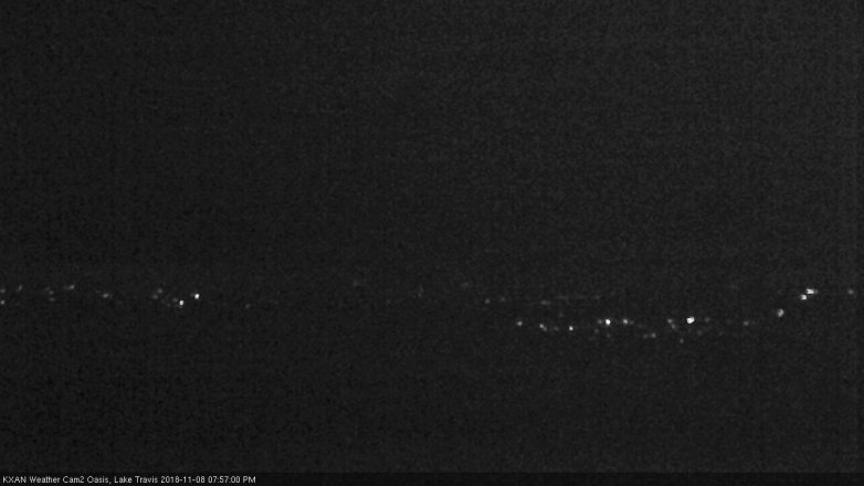 Lake Travis webcam, November 8, 2018 7:00 PM CT