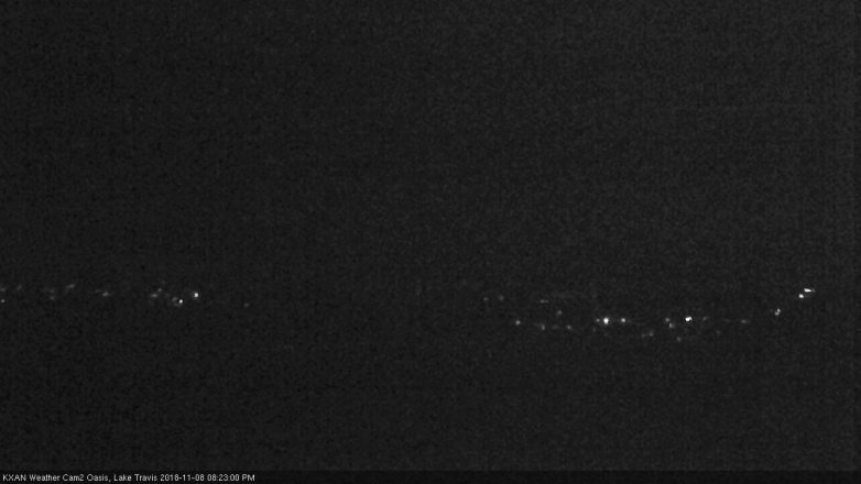 Lake Travis webcam, November 8, 2018 7:25 PM CT