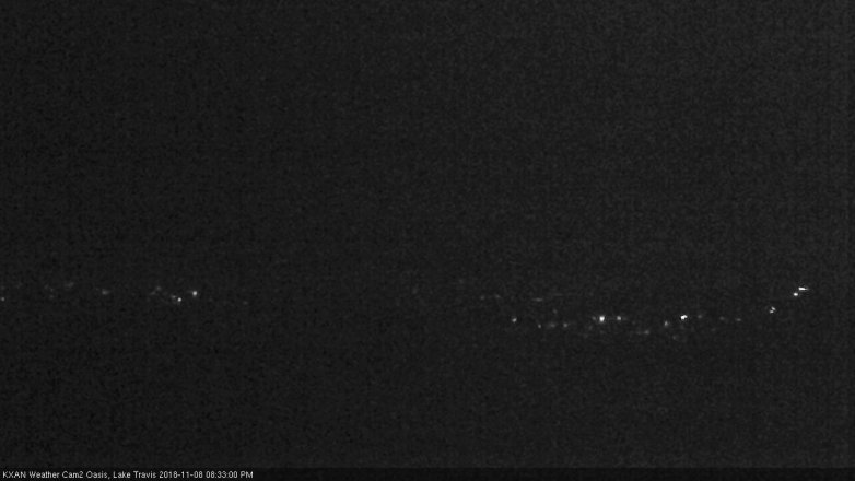 Lake Travis webcam, November 8, 2018 7:35 PM CT