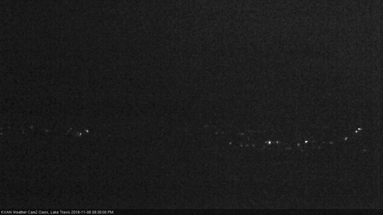 Lake Travis webcam, November 8, 2018 7:40 PM CT
