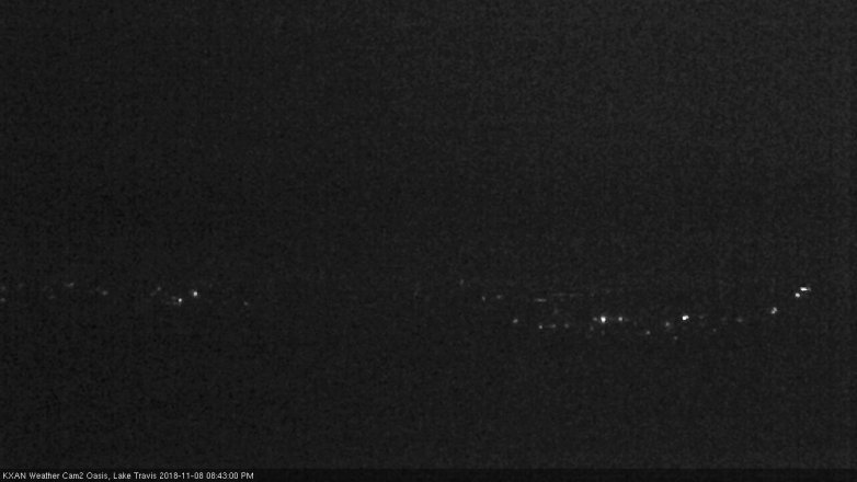 Lake Travis webcam, November 8, 2018 7:45 PM CT