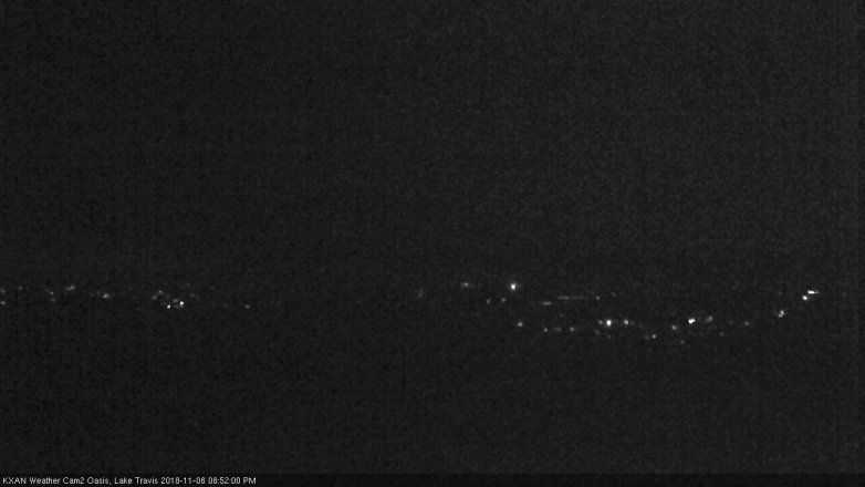Lake Travis webcam, November 8, 2018 7:55 PM CT