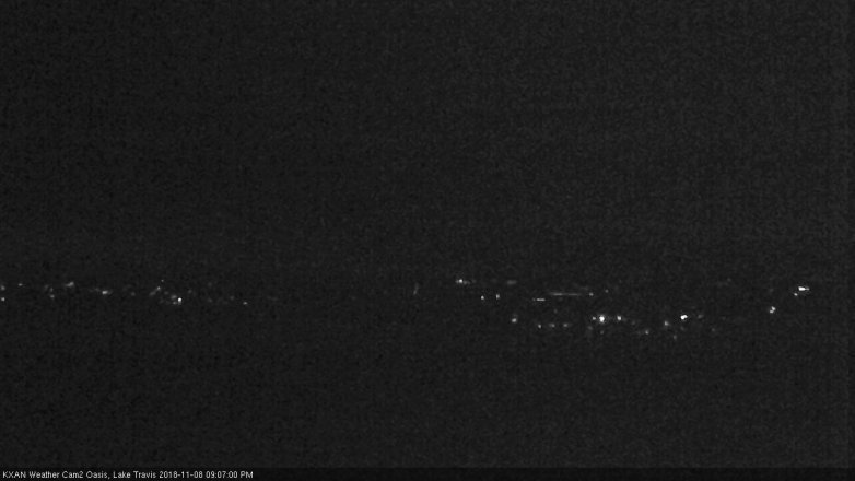 Lake Travis webcam, November 8, 2018 8:10 PM CT