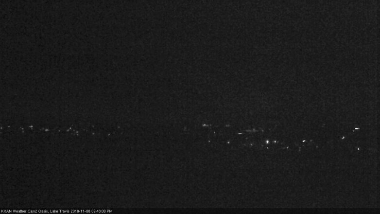 Lake Travis webcam, November 8, 2018 8:50 PM CT