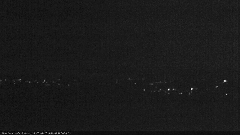 Lake Travis webcam, November 8, 2018 9:05 PM CT