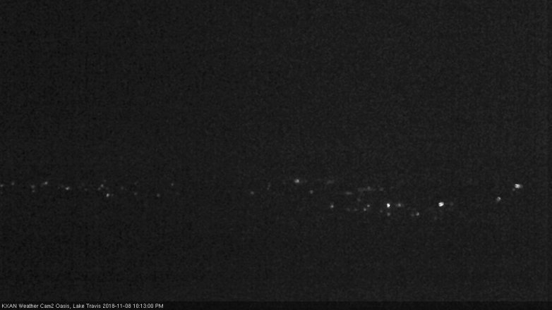 Lake Travis webcam, November 8, 2018 9:15 PM CT