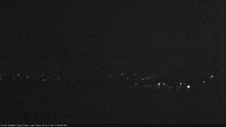 Lake Travis webcam, November 8, 2018 10:10 PM CT