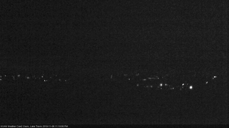Lake Travis webcam, November 8, 2018 10:20 PM CT