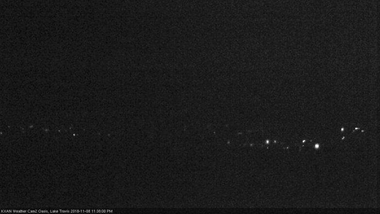 Lake Travis webcam, November 8, 2018 10:40 PM CT