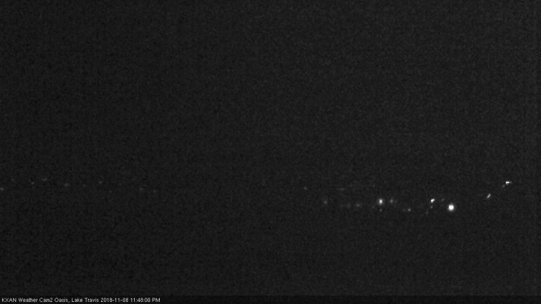 Lake Travis webcam, November 8, 2018 10:50 PM CT