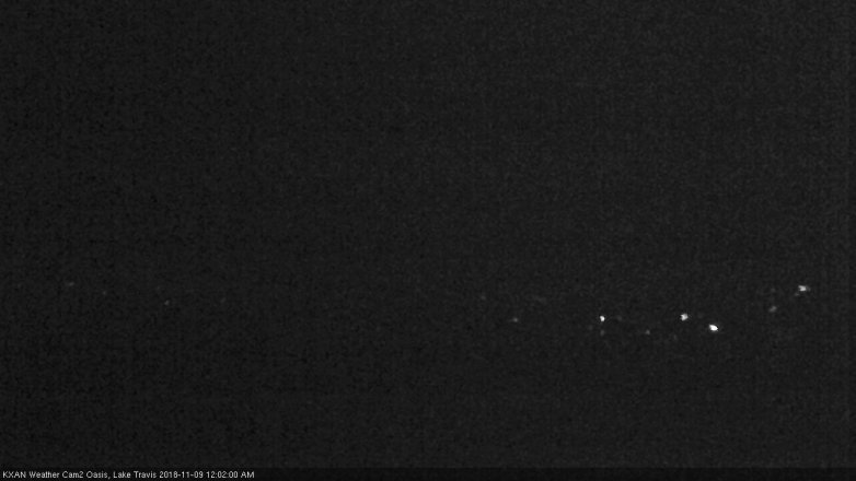 Lake Travis webcam, November 8, 2018 11:05 PM CT