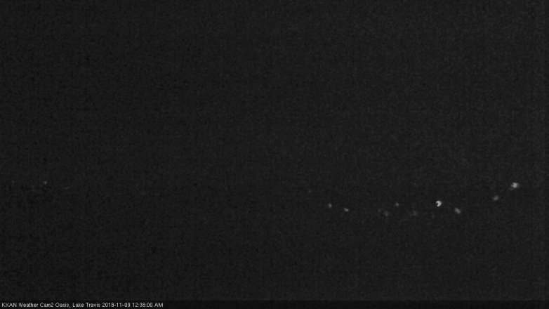 Lake Travis webcam, November 8, 2018 11:40 PM CT